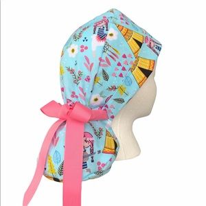Women’s surgical scrub hat nursing healthcare, anesthesia scrub cap nurse gift
